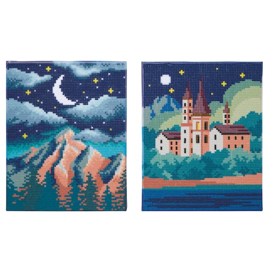 8" x 10" Mountain & Castle Diamond Art Kit by Make Market®